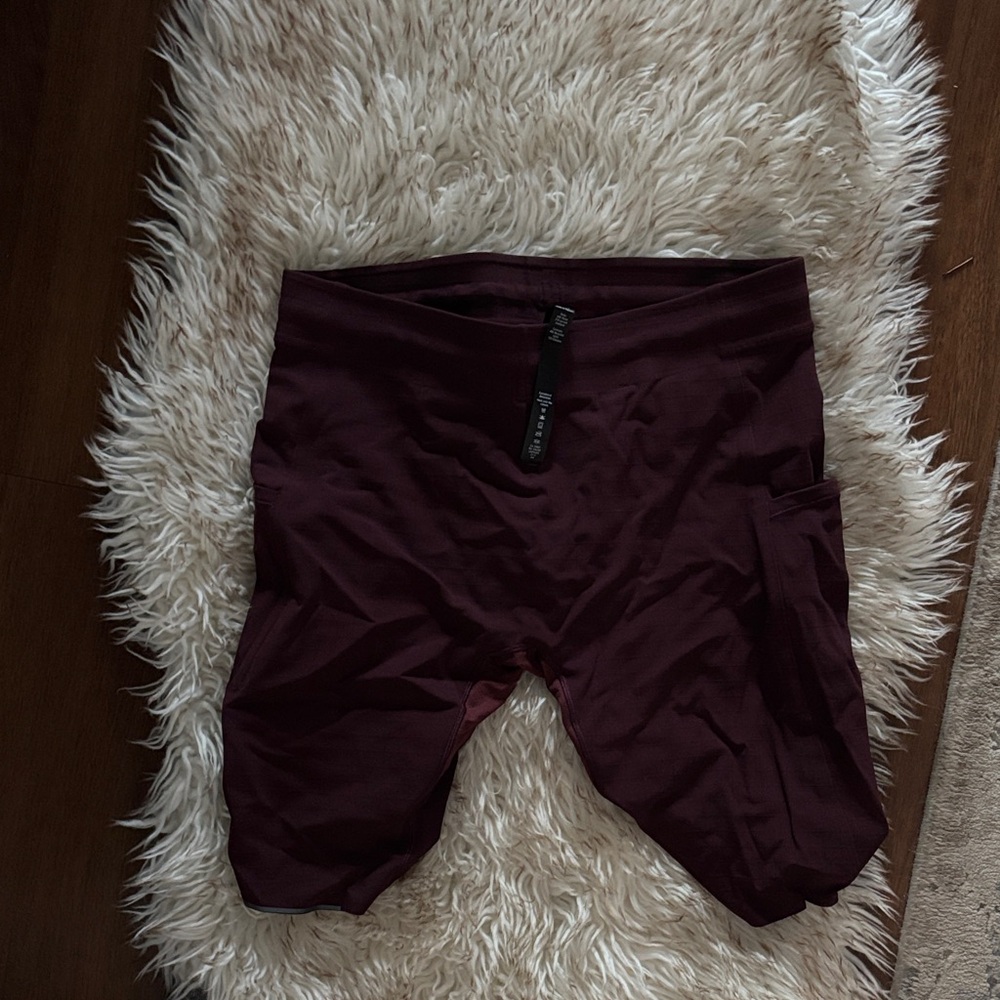 Lululemon Athletica Dark Red Shorts